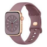Darrahopens Fashion > Women's Fashion > Women's Accessories Soft Silicone Band for Apple Watch Series 8 7 6 5 4 3 SE and Ultra, Compatible with Apple, Smoky Purple, 38mm 40mm 41mm 42mm 44mm 45mm 49mm