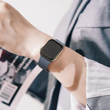 Darrahopens Fashion > Women's Fashion > Women's Accessories Soft Silicone Band for Apple Watch Series 8 7 6 5 4 3 SE and Ultra, Compatible with Apple, Smoky Purple, 38mm 40mm 41mm 42mm 44mm 45mm 49mm
