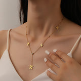Darrahopens Fashion > Women's Fashion > Women's Accessories Stylish Stainless Steel Jewelry Set – Elegance Meets Durability with Parisian Arc de Triomphe Design