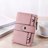Darrahopens Fashion > Women's Fashion > Women's Accessories The New Fashion Foldable Small Wallet Women Leather Card Holder Wallet Light Green