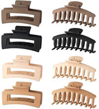 Darrahopens Fashion > Women's Fashion > Women's Accessories Thick Hair Clips - Large Hair Clips - Rectangular Thick Hair Clips - Non-Slip Thick Hair Clips for Adults - For Girls with Thick Hair - 8 Pieces