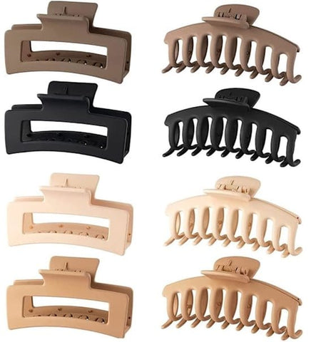 Darrahopens Fashion > Women's Fashion > Women's Accessories Thick Hair Clips - Large Hair Clips - Rectangular Thick Hair Clips - Non-Slip Thick Hair Clips for Adults - For Girls with Thick Hair - 8 Pieces