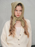 Darrahopens Fashion > Women's Fashion > Women's Accessories Triangular Knitted Scarf - Soft Acrylic Fabric - As a Scarf, Shawl or Blanket - In Solid Colors - Khaki