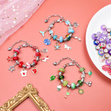 Darrahopens Fashion > Women's Fashion > Women's Accessories Unicorn DIY Beaded Bracelet Kit for Kids - Pink Crystal Beads and Charms Jewelry Set with Gift Box