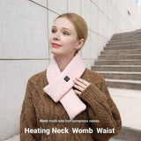 Darrahopens Fashion > Women's Fashion > Women's Accessories USB Rechargeable Graphene Heated Neck Warmer Black-Gift Box Edition