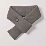 Darrahopens Fashion > Women's Fashion > Women's Accessories USB Rechargeable Graphene Heated Neck Warmer Gray