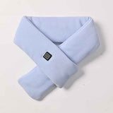 Darrahopens Fashion > Women's Fashion > Women's Accessories USB Rechargeable Graphene Heated Neck Warmer Light Blue