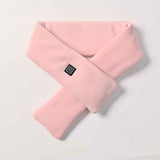 Darrahopens Fashion > Women's Fashion > Women's Accessories USB Rechargeable Graphene Heated Neck Warmer Pink