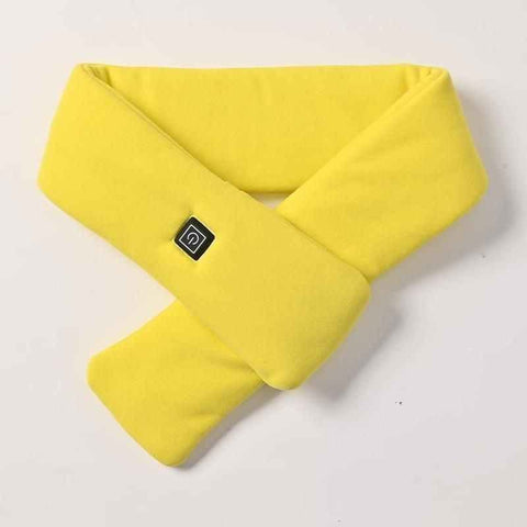Darrahopens Fashion > Women's Fashion > Women's Accessories USB Rechargeable Graphene Heated Neck Warmer Yellow