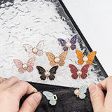 Darrahopens Fashion > Women's Fashion > Women's Accessories Waistband Tighteners - 8 Sets - Removable Butterfly Clips Jeans Buttons for Loose Jeans - Adjustable Waistband Buckles - No Sewing and No Tools Required - Decorative Butterfly Waistband Buckles | Jeans Buttons Pins