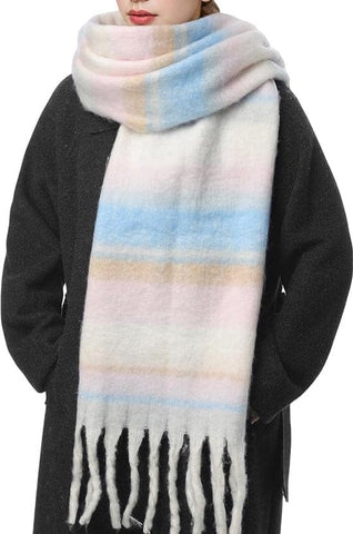 Darrahopens Fashion > Women's Fashion > Women's Accessories Warm scarf - Colorful winter scarves for women - Warm and thick knitted scarves - Blanket scarves - Stylish Christmas gifts - Gifts for her
