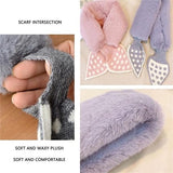 Darrahopens Fashion > Women's Fashion > Women's Accessories Warm scarf for autumn and winter - Soft and comfortable women's scarf with dotted pattern - Fashionable and versatile winter scarf for everyday use（Black）