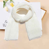 Darrahopens Fashion > Women's Fashion > Women's Accessories White Chunky Cable Knit Winter Scarf for Women and Men, 190x30 cm Warm Oversized Wrap, Soft Cashmere-Like Acrylic for Cold Weather Christmas Gift In Australia - Darrahopens
