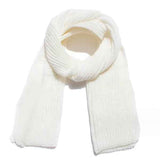 Darrahopens Fashion > Women's Fashion > Women's Accessories White Chunky Cable Knit Winter Scarf for Women and Men, 190x30 cm Warm Oversized Wrap, Soft Cashmere-Like Acrylic for Cold Weather Christmas Gift In Australia - Darrahopens