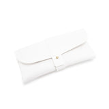 Darrahopens Fashion > Women's Fashion > Women's Accessories White PU Leather Eyeglass Case, Soft Protective Pouch for Sunglasses and Reading Glasses