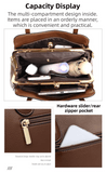 Darrahopens Fashion > Women's Fashion > Women's Accessories White Women's Premium Wear-Resistant Leather Shoulder Bag - Vintage Frame Kiss-Lock Handbag & Crossbody Satchel