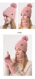 Darrahopens Fashion > Women's Fashion > Women's Accessories Women Gray Argyle 3-Piece Set-Hat Scarf and Gloves