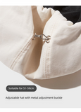 Darrahopens Fashion > Women's Fashion > Women's Accessories Women's Beige Newsboy Cap UPF50+ Sun Protection Cotton Blend Octagonal Beret Hat - Adjustable Breathable Baker Boy Style with Cute Button Detail