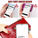 Darrahopens Fashion > Women's Fashion > Women's Accessories women's leather wallet, anti-skimming wallet, retro style wallet, Korean fashion wallet, long wallet for women, ladies accessory, RFID blocking wallet, genuine leather clutch - Red - Size L In Australia - Darrahopens
