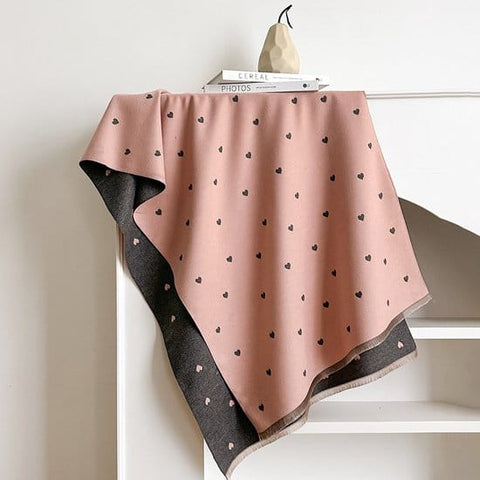 Darrahopens Fashion > Women's Fashion > Women's Accessories Women's scarf - Long scarf - Double-sided warm blanket - Suitable for spring, autumn and winter - 185*65cm - Pink