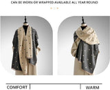 Darrahopens Fashion > Women's Fashion > Women's Accessories Women's scarf - Long scarf - Double-sided warm blanket - Suitable for spring, autumn and winter - 185*65cm - Pink