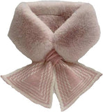 Darrahopens Fashion > Women's Fashion > Women's Accessories Women's Scarf - Women's Winter Scarf - Thick - Warm - Short Scarves - Plush Cross Scarves - Neck Scarves - Ultra Soft - 75x10 cm - Pink