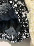 Darrahopens Fashion > Women's Fashion > Women's Accessories Womens Thick Knit Beanie Winter Fleece Lined Hat Warm Faux Fur Pom Striped Ski