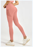 Darrahopens Fashion > Women's Fashion > Women's Activewear Slim Fit Sports Pants - High Waist Yoga Pants with Side Pockets - Soft and Stretchy Blended Fabric, Breathable and Comfortable - Skinny Fit with Elastic Waist - Suitable for Yoga, Fitness, Walking and Daily Use (Light Pink, Size L)