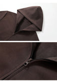 Darrahopens Fashion > Women's Fashion > Women's Activewear Women Chestnut Brown 3-in-1 Sweatshirt Outfit, Cozy Lazy Loungewear Set Size S, Soft Fabric Effortless Daily Matching In Australia - Darrahopens