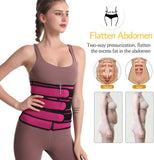 Darrahopens Fashion > Women's Fashion > Women's Activewear Women Sweat Reducer Training Belt - Sweatband - Waist Trainer - Slimming Belly Band - 3-Row Closure & Breathable Material - Extended Sizes (S to 6XL) - Gray, 6XL