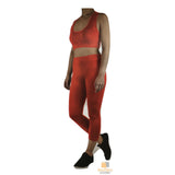 Darrahopens Fashion > Women's Fashion > Women's Activewear Womens CROP TOP Tank + LEGGING Pants SET Jogger Sport Party Tracksuit Gym Yoga - Red