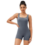 Darrahopens Fashion > Women's Fashion > Women's Activewear Yoga Bodysuit With Chest Pad Size L Tight Fit - Black - S