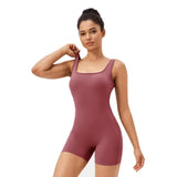 Darrahopens Fashion > Women's Fashion > Women's Activewear Yoga Bodysuit With Chest Pad Size L Tight Fit - Blue Gray - Xl