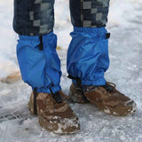 Darrahopens Fashion > Women's Fashion > Women's Boots Waterproof Ankle Gaiters for Hiking Boots and Shoes Lightweight Adjustable Leg Gators for Men Women Shoe Gaiters（blue）