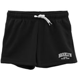 Darrahopens Fashion > Women's Fashion > Women's Bottoms Women's Casual Fleece Shorts Sweat Athletic Track Pants w Elastic Wasit Pockets, Black, L
