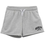 Darrahopens Fashion > Women's Fashion > Women's Bottoms Women's Casual Fleece Shorts Sweat Athletic Track Pants w Elastic Wasit Pockets, Light Grey, L