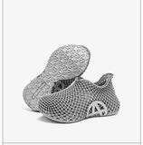 3d Printed Running Shoes Lightweight Running Shoes Breathable Sneakers Custom - Silver - Size 5(AU5/EU36) In Australia - Darrahopens