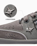 Darrahopens Fashion > Women's Fashion > Women's Casual Shoes Leopard Print Sneakers Platform Chunky Shoes High-Top Casual Shoes Unisex - Gray pigeon - Size 5(AU5/EU36) In Australia - Darrahopens