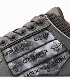 Leopard Print Sneakers Platform Chunky Shoes High-Top Casual Shoes Unisex - Gray pigeon - Size 5(AU5/EU36) In Australia - Darrahopens