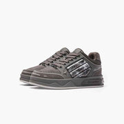 Leopard Print Sneakers Platform Chunky Shoes High-Top Casual Shoes Unisex - Gray pigeon - Size 5(AU5/EU36) In Australia - Darrahopens
