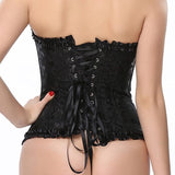 Darrahopens Fashion > Women's Fashion > Women's Dresses & Playsuits European and American palace corset wedding dress sexy corset waist corset vest corset MJ51 black and red-Xin Black and Red Black and Red XS