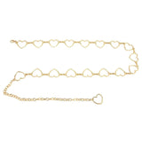 Darrahopens Fashion > Women's Fashion > Women's Dresses & Playsuits Waist Chain Belt Metal Shiny Rhinestones Golden Love No Allergies All Match Gold Chain Belt for Shorts Suits Shirts Dresses In Australia - Darrahopens