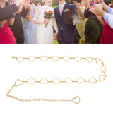 Darrahopens Fashion > Women's Fashion > Women's Dresses & Playsuits Waist Chain Belt Metal Shiny Rhinestones Golden Love No Allergies All Match Gold Chain Belt for Shorts Suits Shirts Dresses In Australia - Darrahopens