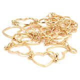 Darrahopens Fashion > Women's Fashion > Women's Dresses & Playsuits Waist Chain Belt Metal Shiny Rhinestones Golden Love No Allergies All Match Gold Chain Belt for Shorts Suits Shirts Dresses In Australia - Darrahopens