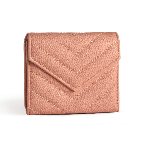 Darrahopens Fashion > Women's Fashion > Women's Handbags 3-Pack Soft PU Rhombus Pattern Quilted Lipstick & Card Holder - Portable & Durable Cosmetic Pouch / Coin Purse (Pink & Purple & Black Large Rhombus Pattern Set)