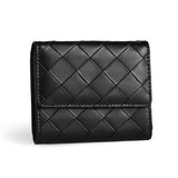 Darrahopens Fashion > Women's Fashion > Women's Handbags 3-Pack Soft PU Rhombus Pattern Quilted Lipstick & Card Holder - Portable & Durable Cosmetic Pouch / Coin Purse (Pink & Purple & Black Large Rhombus Pattern Set)