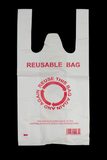 Darrahopens Fashion > Women's Fashion > Women's Handbags 900pcs 22×42cm Eco Design Reusable Plastic Singlet Shopping Bags Grocery Carry Checkout