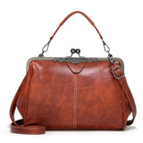 Darrahopens Fashion > Women's Fashion > Women's Handbags Adjustable Leather Crossbody Bag With Vintage Buckle