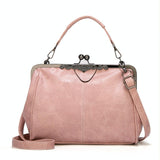 Darrahopens Fashion > Women's Fashion > Women's Handbags Adjustable Leather Crossbody Bag With Vintage Buckle