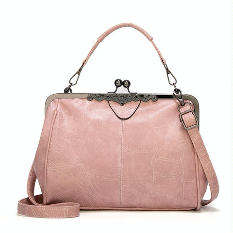 Darrahopens Fashion > Women's Fashion > Women's Handbags Adjustable Leather Crossbody Bag With Vintage Buckle